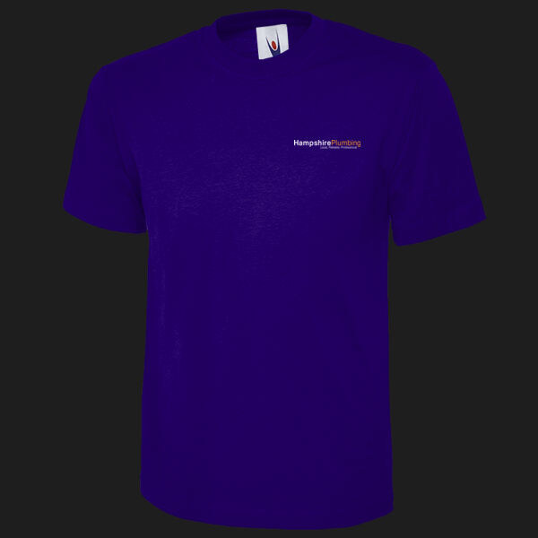 Printed Hampshire Plumbing Left Chest - Olympic T-shirt Thumbnail