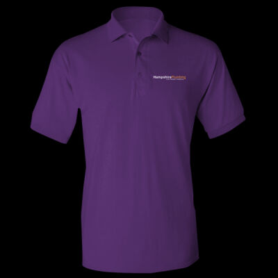 Printed Hampshire Plumbing Left Chest - DryBlend® Adult Jersey Polo Thumbnail