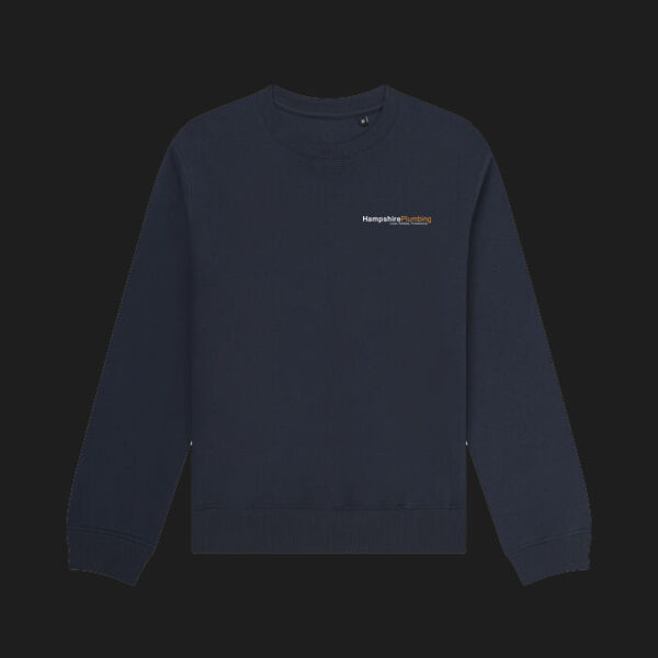 Printed Hampshire Plumbing Left Chest - Organic Sweatshirt Thumbnail
