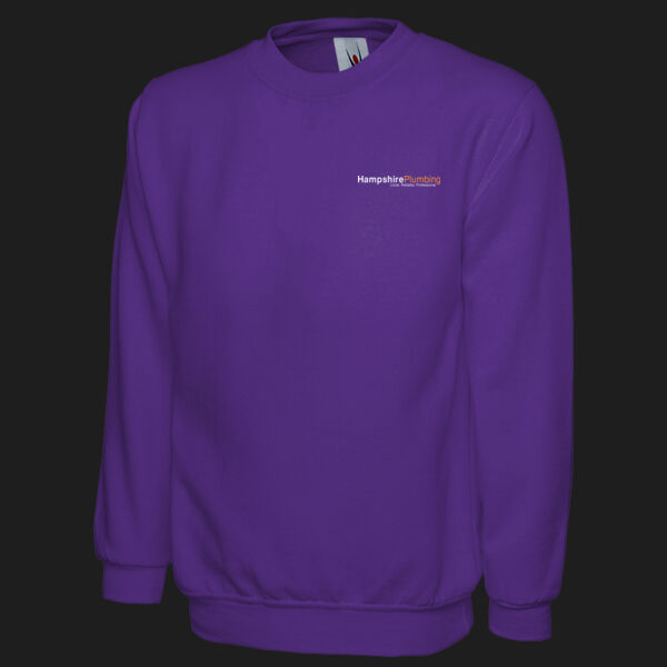 Printed Hampshire Plumbing Left Chest - Classic Sweatshirt Thumbnail