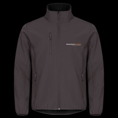 Printed Hampshire Plumbing Left Chest - Classic Softshell Jacket Thumbnail