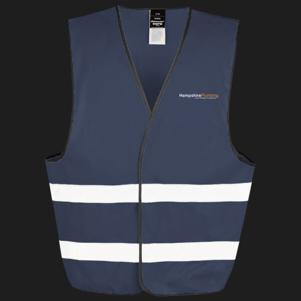 Printed Hampshire Plumbing Left Chest - Enhance Visibility Vest Thumbnail