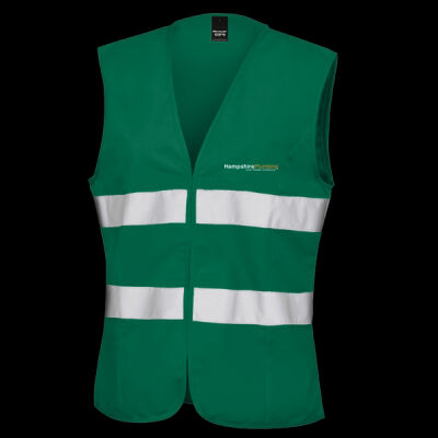 Printed Hampshire Plumbing Left Chest - Women's Safety Vest Thumbnail
