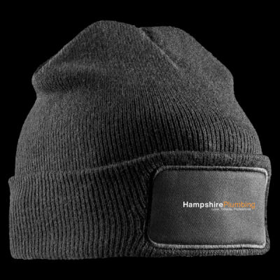 Printed Hampshire Plumbing Left Chest - Double Knit Printers Beanie Thumbnail