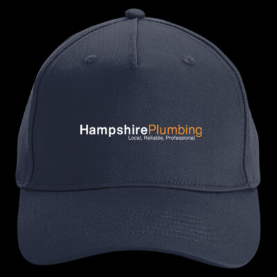 Printed Hampshire Plumbing Left Chest - Organic Cotton 5 Panel Cap Thumbnail