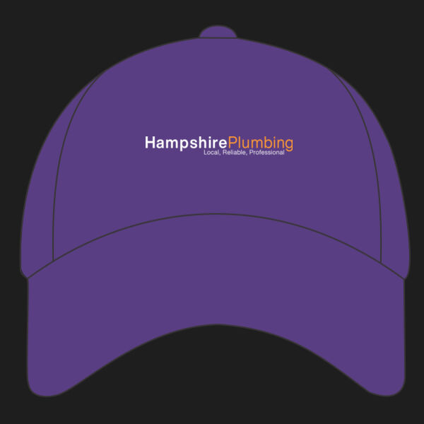 Printed Hampshire Plumbing Left Chest - Houston 5-Panel Printers Cap Thumbnail