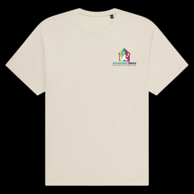 Printed Advanced Decor Left Chest - Organic Heavy T-Shirt Thumbnail