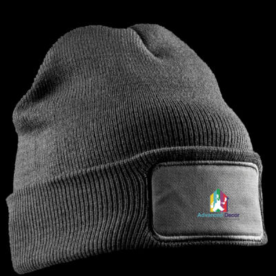 Printed Advanced Decor Left Chest - Double Knit Printers Beanie Thumbnail