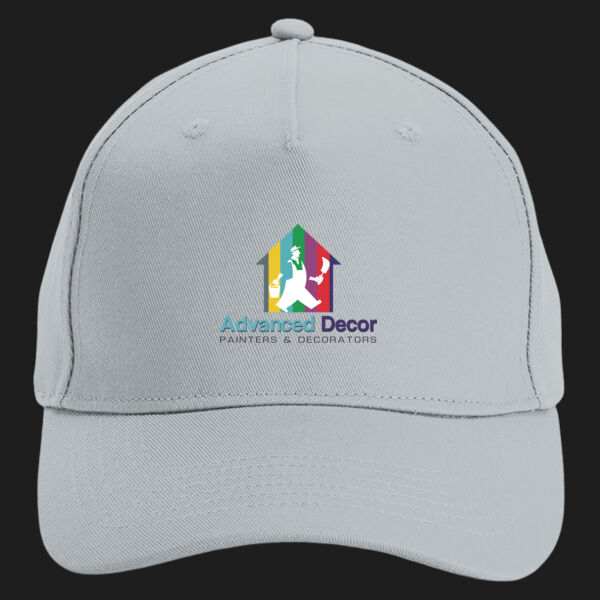 Printed Advanced Decor Left Chest - Organic Cotton 5 Panel Cap Thumbnail