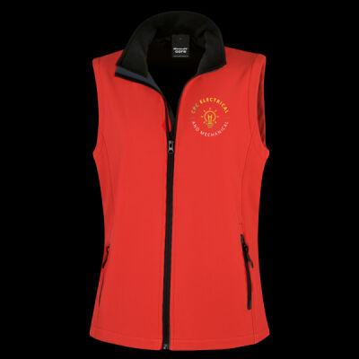 Printed CPC Electrical and Mechanical Left Chest - Ladies' Printable Softshell Bodywarmer with Recycled Fleece Inner Thumbnail