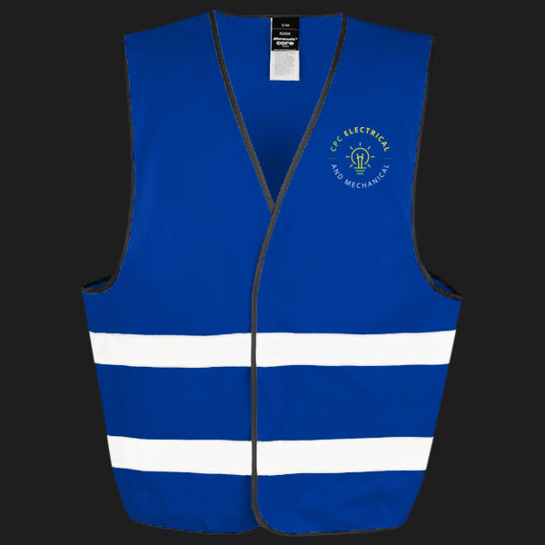 Printed CPC Electrical and Mechanical Left Chest - Enhance Visibility Vest Thumbnail