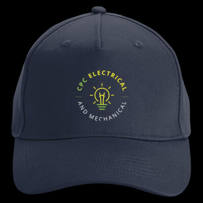 Printed CPC Electrical and Mechanical Left Chest - Organic Cotton 5 Panel Cap Thumbnail
