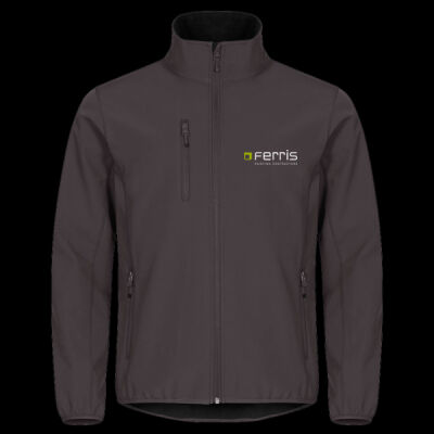 Printed Ferris Painting Contractors Left Chest - Classic Softshell Jacket Thumbnail
