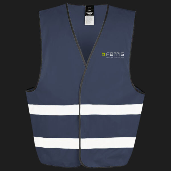 Printed Ferris Painting Contractors Left Chest - Enhance Visibility Vest Thumbnail