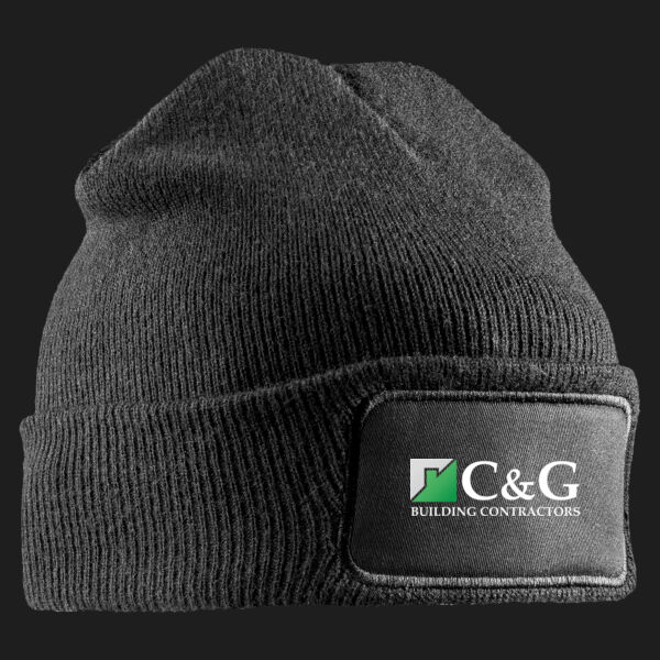 Printed - C&G Building - Left Chest - Double Knit Printers Beanie Thumbnail