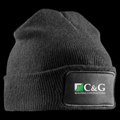 Printed - C&G Building - Left Chest - Double Knit Printers Beanie Thumbnail