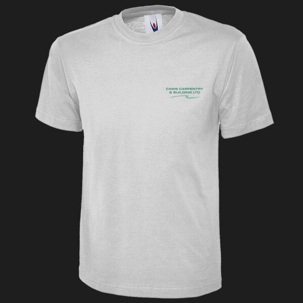 Printed - Caws Carpentry - Left Chest - Olympic T-shirt Thumbnail