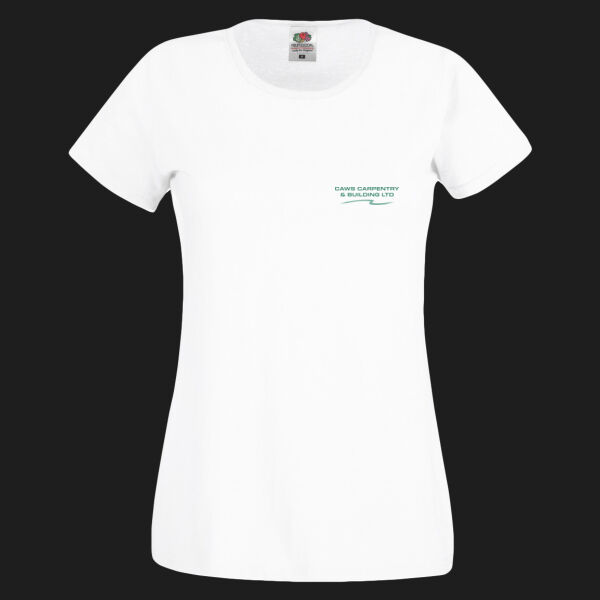 Printed - Caws Carpentry - Left Chest - Ladies' Original T Thumbnail