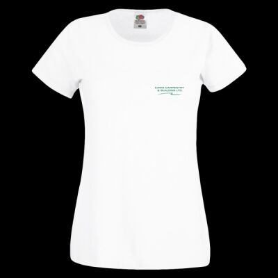 Printed - Caws Carpentry - Left Chest - Ladies' Original T Thumbnail