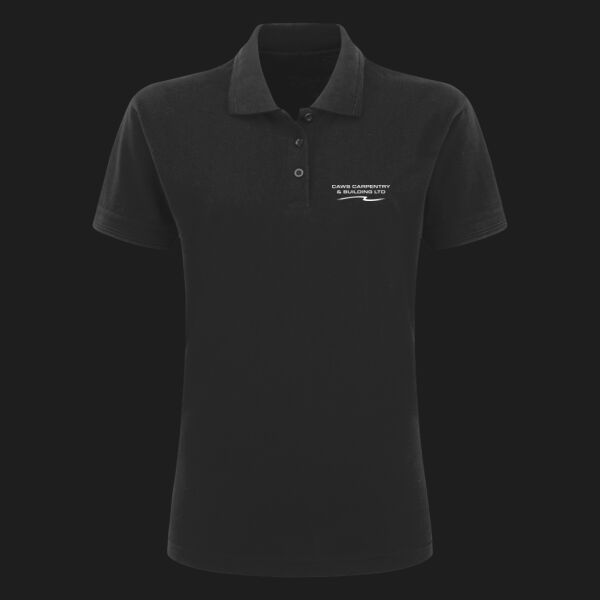 Printed - Caws Carpentry - Left Chest - UCC Ladies' Classic Polo Thumbnail