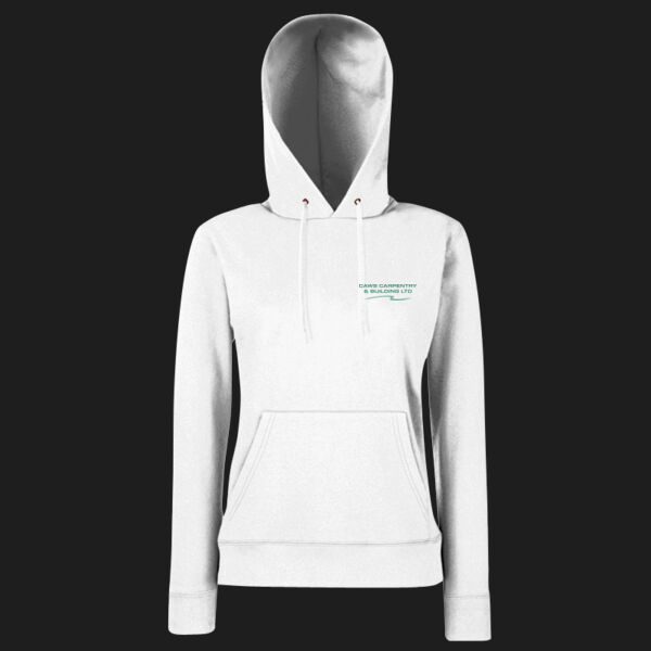 Printed - Caws Carpentry - Left Chest - Ladies' Classic Hooded Sweat Thumbnail