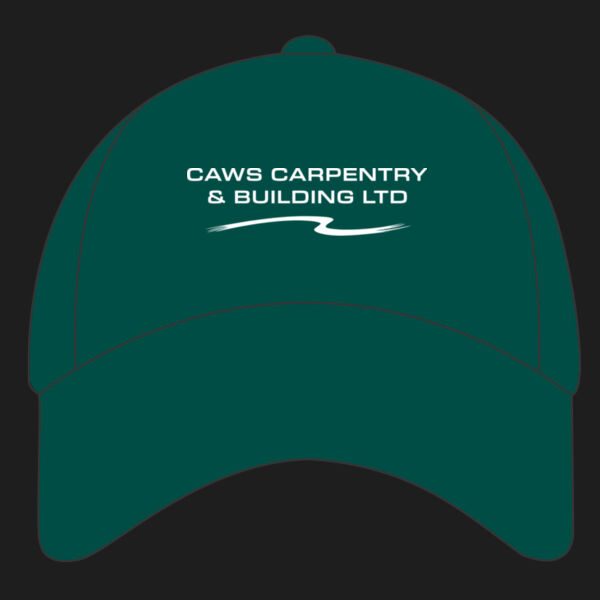 Printed - Caws Carpentry - Left Chest - Houston 5-Panel Printers Cap Thumbnail