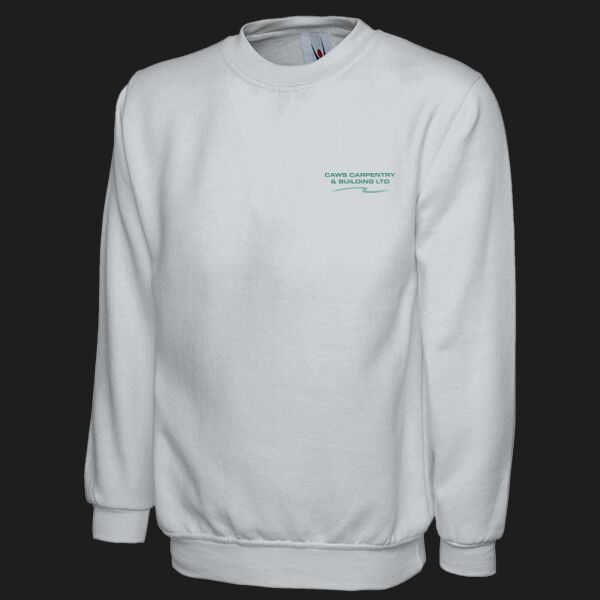 Printed - Caws Carpentry - Left Chest - Classic Sweatshirt Thumbnail
