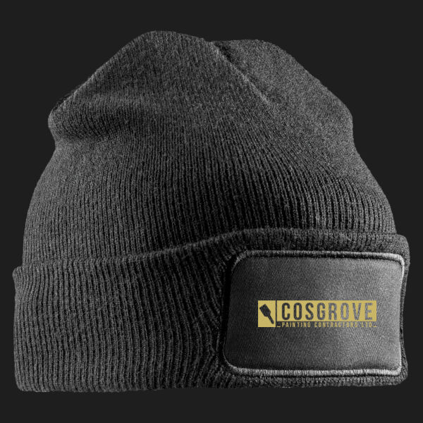 Printed - Cosgrove Painting - Left Chest - Double Knit Printers Beanie Thumbnail