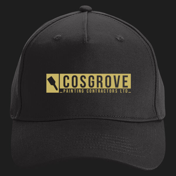 Printed - Cosgrove Painting - Left Chest - Organic Cotton 5 Panel Cap Thumbnail