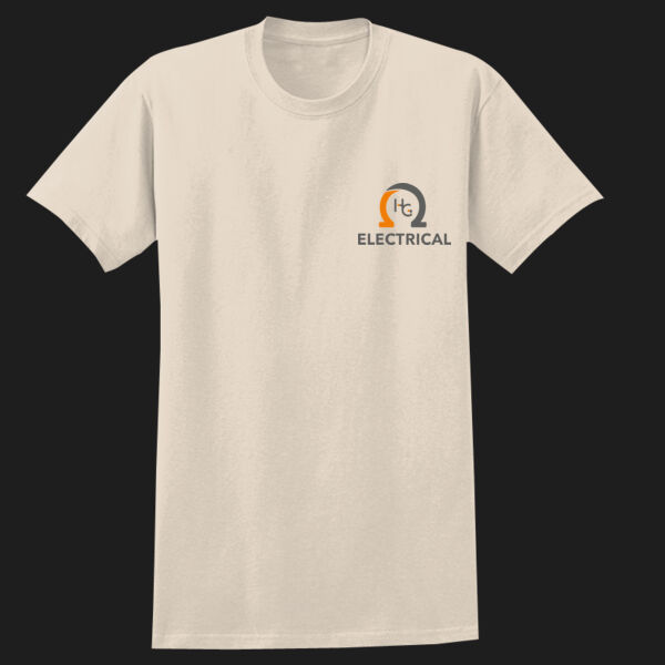 Printed - HG Electrical  - Left Chest - Heavy Cotton™ Adult T-Shirt Thumbnail