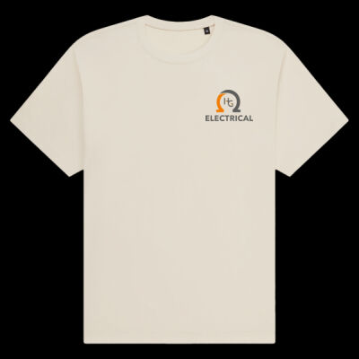 Printed - HG Electrical  - Left Chest - Organic Heavy T-Shirt Thumbnail