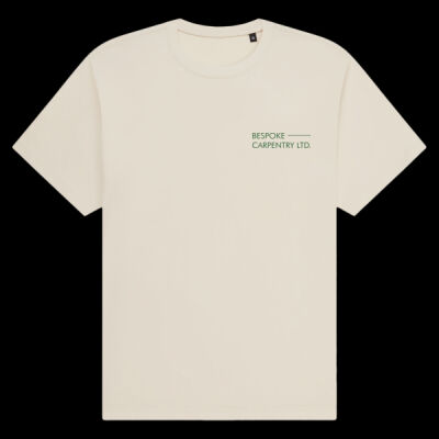 Printed - Bespoke Carpentry - Left Chest - Organic Heavy T-Shirt Thumbnail