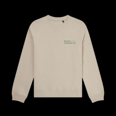 Printed - Bespoke Carpentry - Left Chest - Organic Sweatshirt Thumbnail
