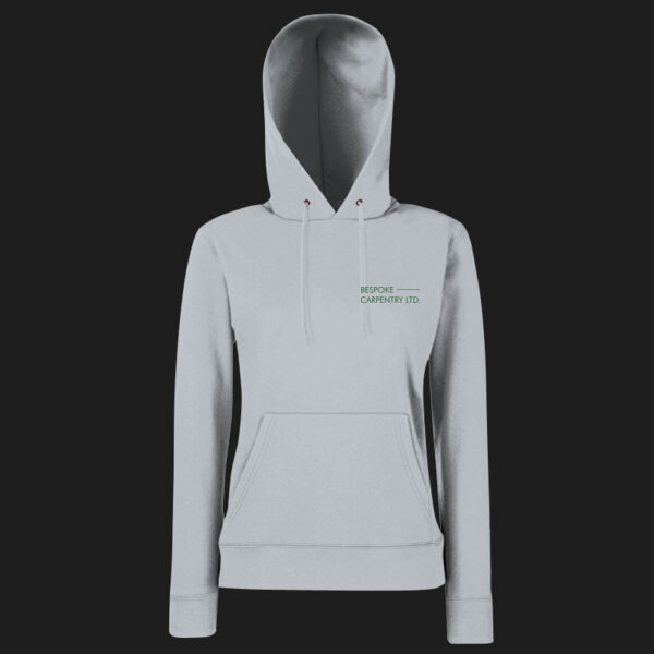 Printed - Bespoke Carpentry - Left Chest - Ladies' Classic Hooded Sweat Thumbnail