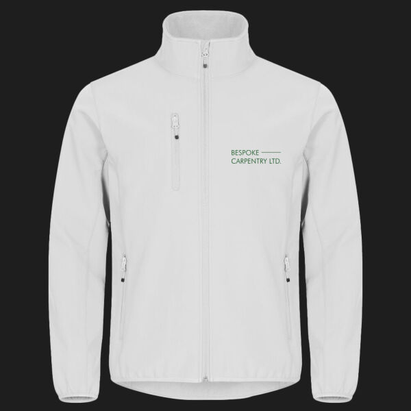 Printed - Bespoke Carpentry - Left Chest - Classic Softshell Jacket Thumbnail