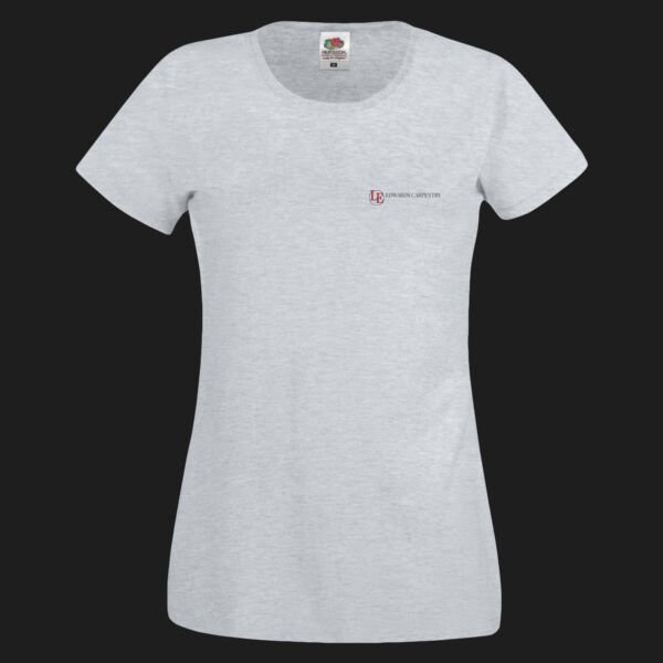 Printed Edwards Carpentry Left Chest - Ladies' Original T Thumbnail