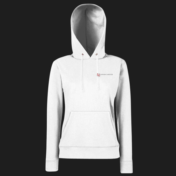 Printed Edwards Carpentry Left Chest - Ladies' Classic Hooded Sweat Thumbnail