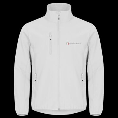 Printed Edwards Carpentry Left Chest - Classic Softshell Jacket Thumbnail