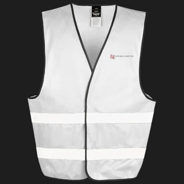 Printed Edwards Carpentry Left Chest - Enhance Visibility Vest Thumbnail