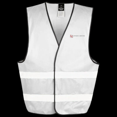 Printed Edwards Carpentry Left Chest - Enhance Visibility Vest Thumbnail