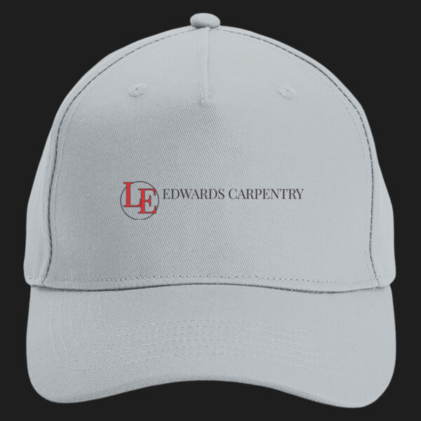 Printed Edwards Carpentry Left Chest - Organic Cotton 5 Panel Cap Thumbnail
