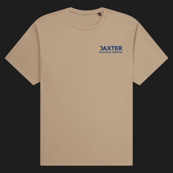 Printed Daxter Electricals Left Chest - Organic Heavy T-Shirt Thumbnail