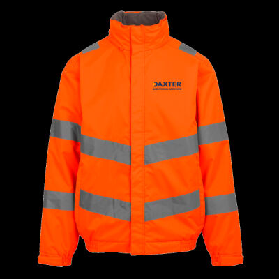 Printed Daxter Electricals Left Chest - Hi-Vis Pro Contract Dover Jacket (Class 3) Thumbnail