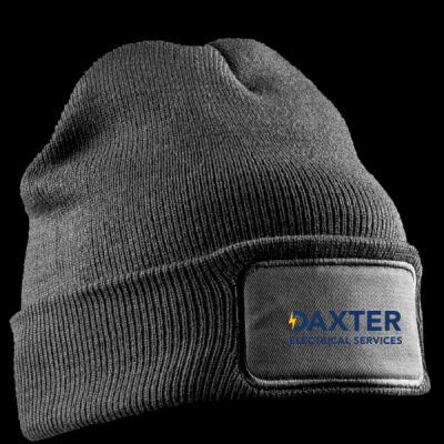 Printed Daxter Electricals Left Chest - Double Knit Printers Beanie Thumbnail
