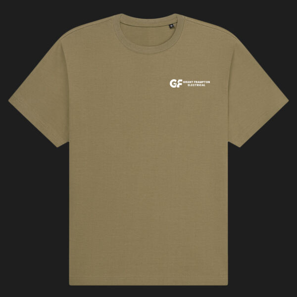 Printed Grant Frampton Electrical Left Chest - Organic Heavy T-Shirt Thumbnail