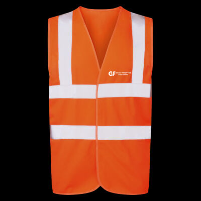 Printed Grant Frampton Electrical Left Chest - UCC 4-Band Safety Waistcoat Thumbnail
