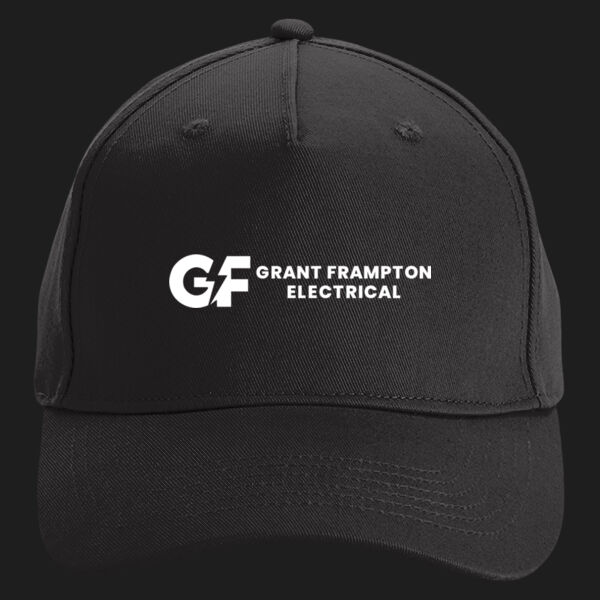 Printed Grant Frampton Electrical Left Chest - Organic Cotton 5 Panel Cap Thumbnail