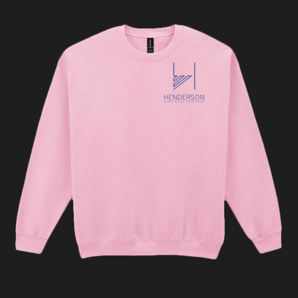 Printed Henderson Electrical Solutions Left Chest - Heavy Blend™ Adult Crewneck Sweatshirt Thumbnail