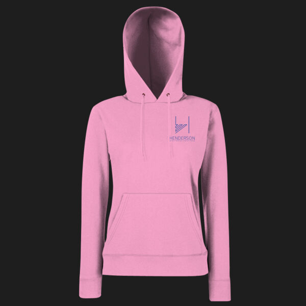 Printed Henderson Electrical Solutions Left Chest - Ladies' Classic Hooded Sweat Thumbnail