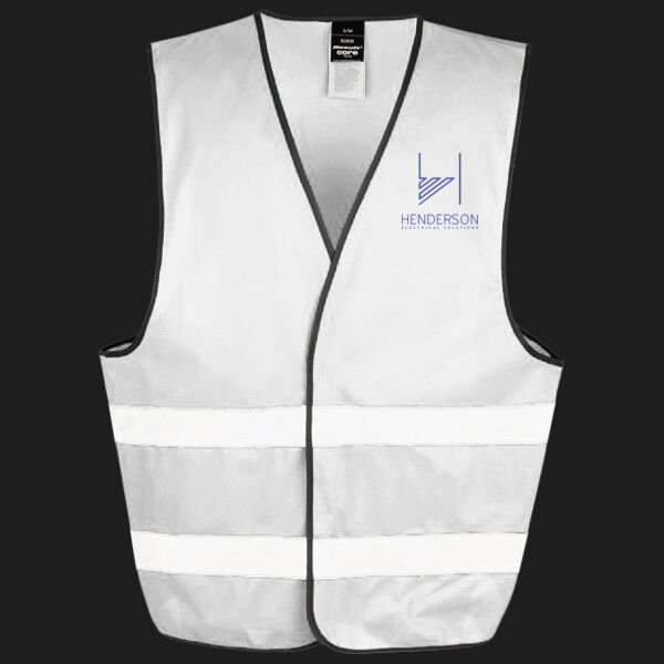 Printed Henderson Electrical Solutions Left Chest - Enhance Visibility Vest Thumbnail